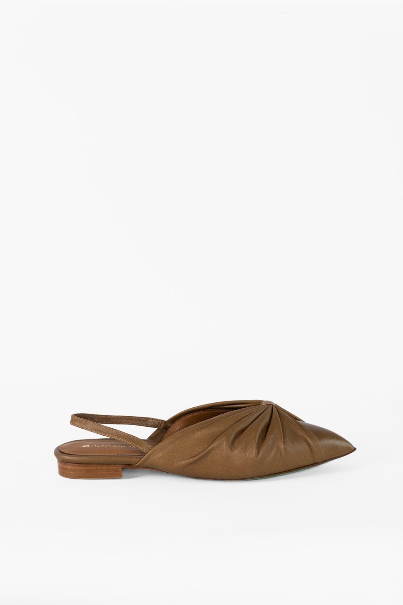 TILDA Plissee Slippers | Toasty Tan - ALINASCHUERFELD