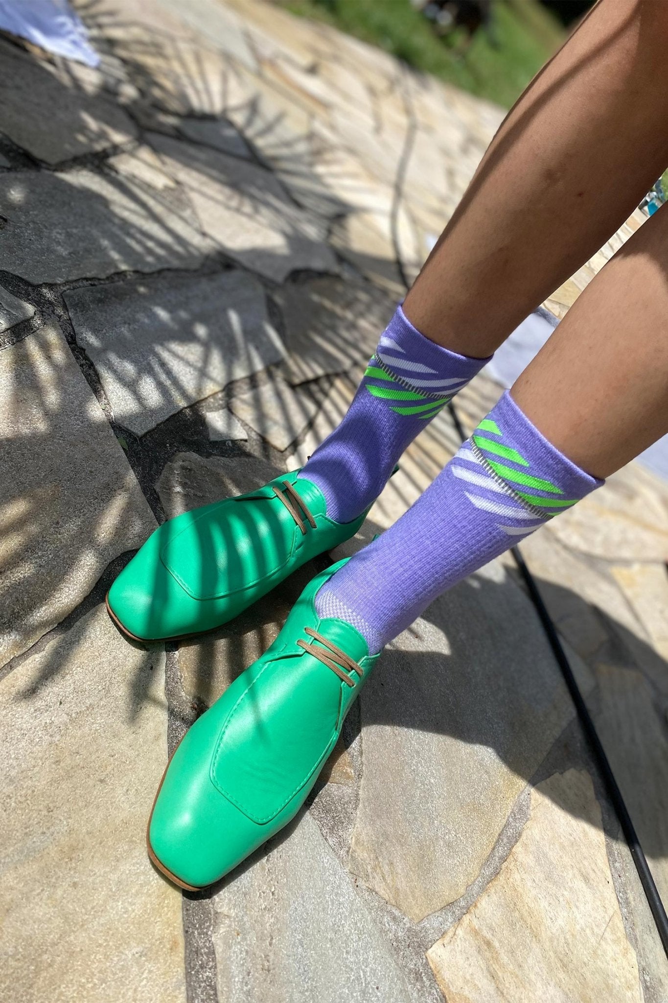 TEDA lace-up Shoe | Signature Green - ALINA SCHÜRFELD
