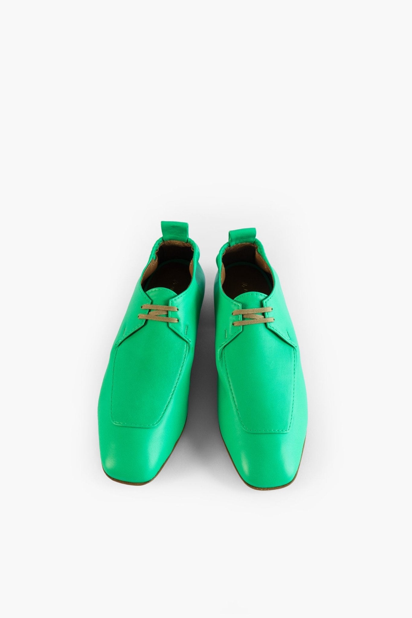 TEDA lace-up Shoe | Signature Green - ALINA SCHÜRFELD
