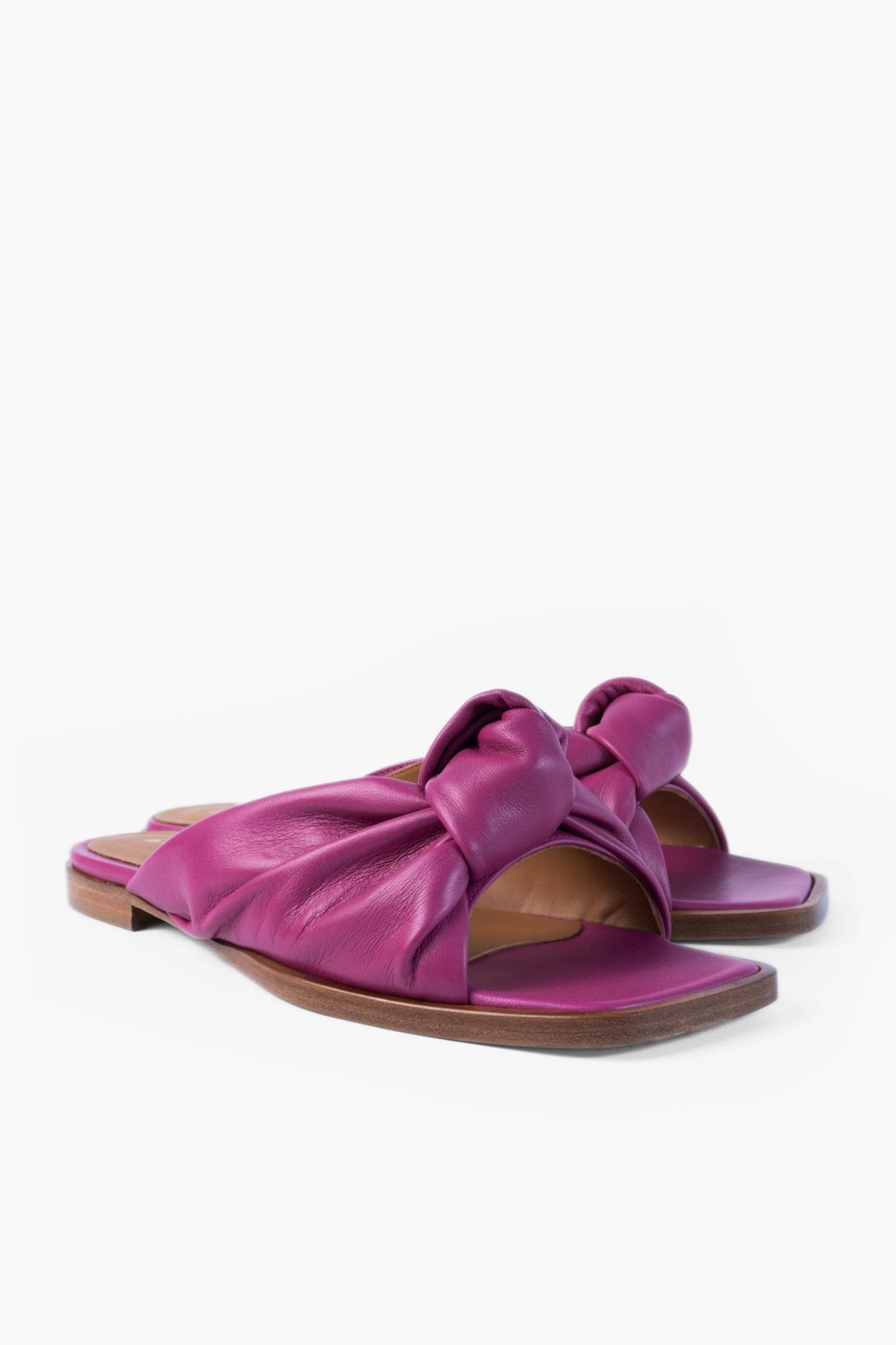 TILLY Sandals with knot | Fabulous Fuchsia - Alina Schürfeld