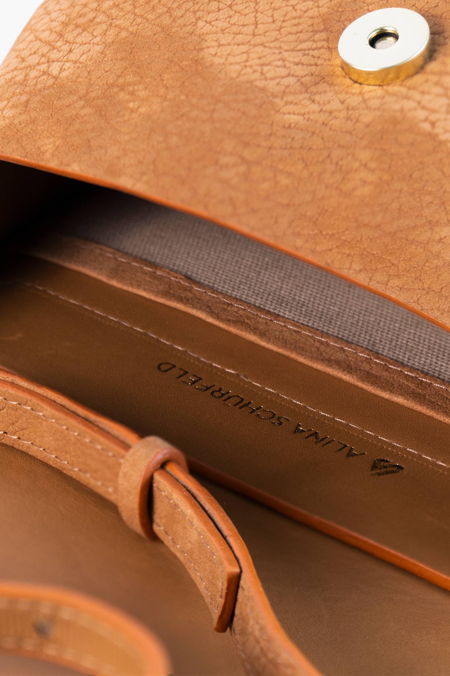 TISA Bag - Pretzel Pop with gold - toned Logo - ALINASCHUERFELD