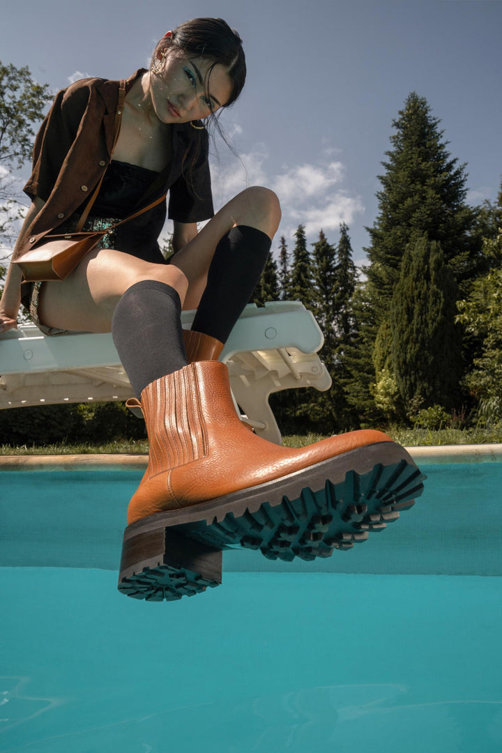 goodyear-welted boots by Alina Schürfeld 