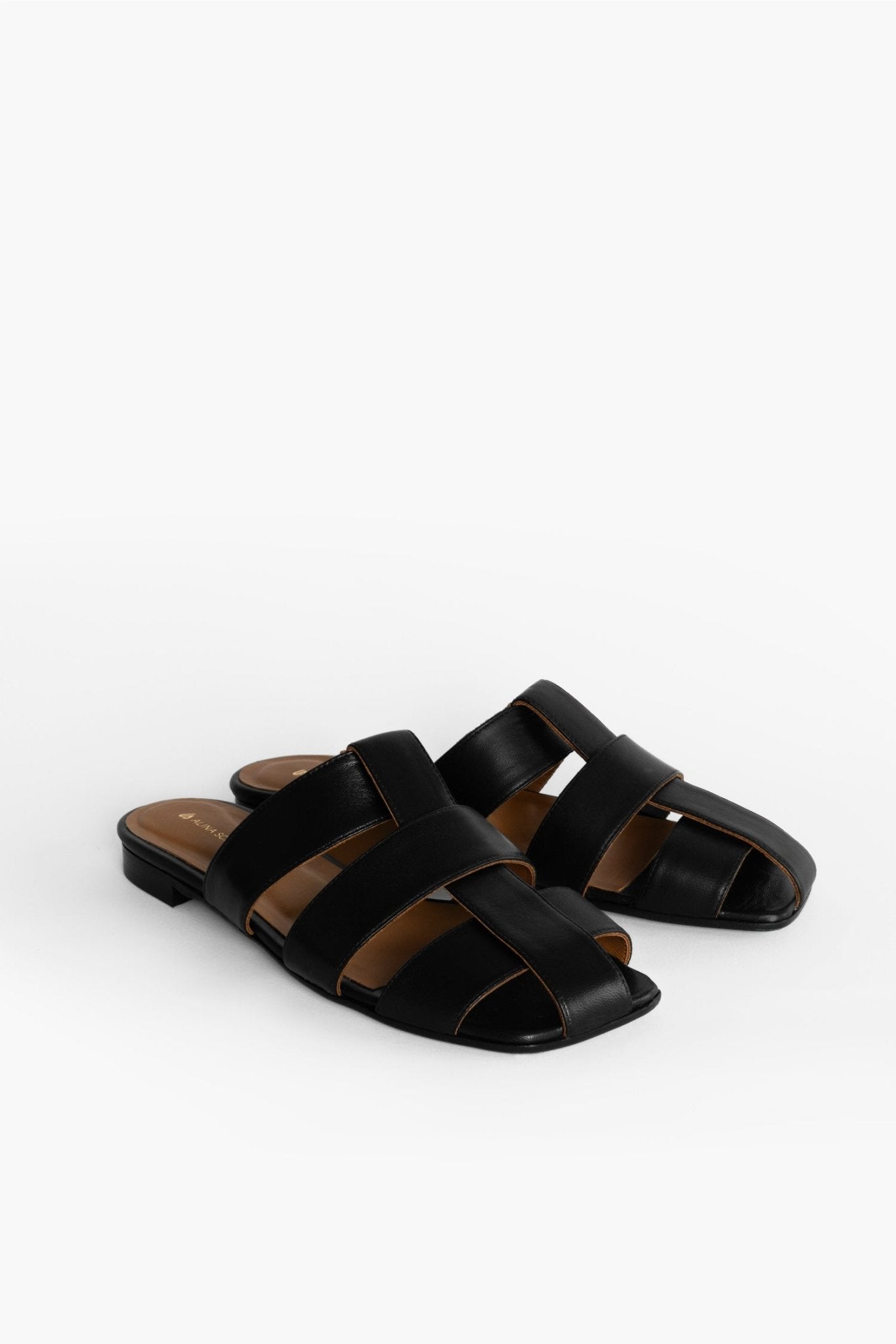UDELE Sandals | Black Like Liquorice - ALINASCHUERFELD