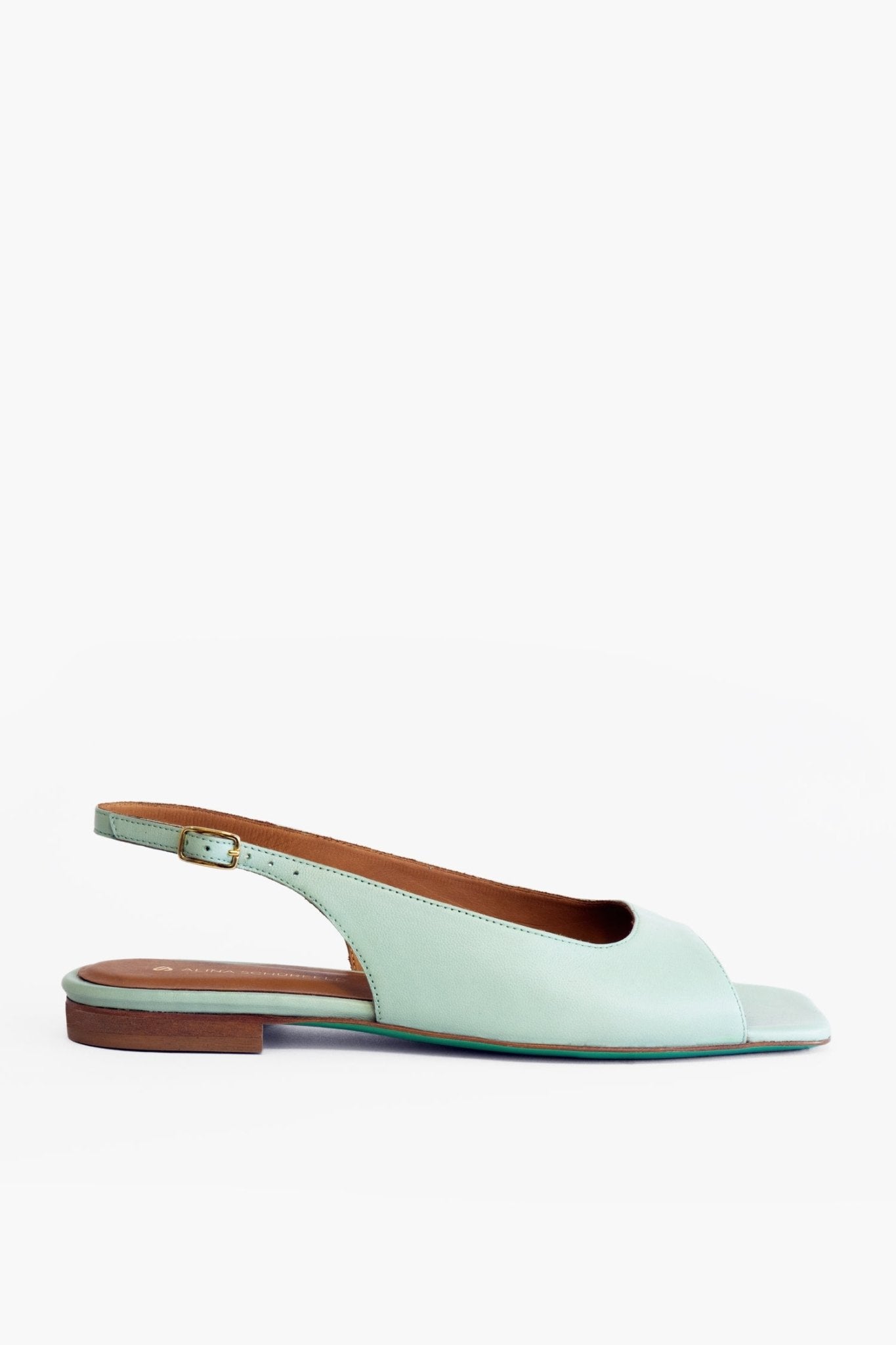 UZZA Sandal Miami Mint by Alina Schürfeld – Handmade in Germany, premium leather