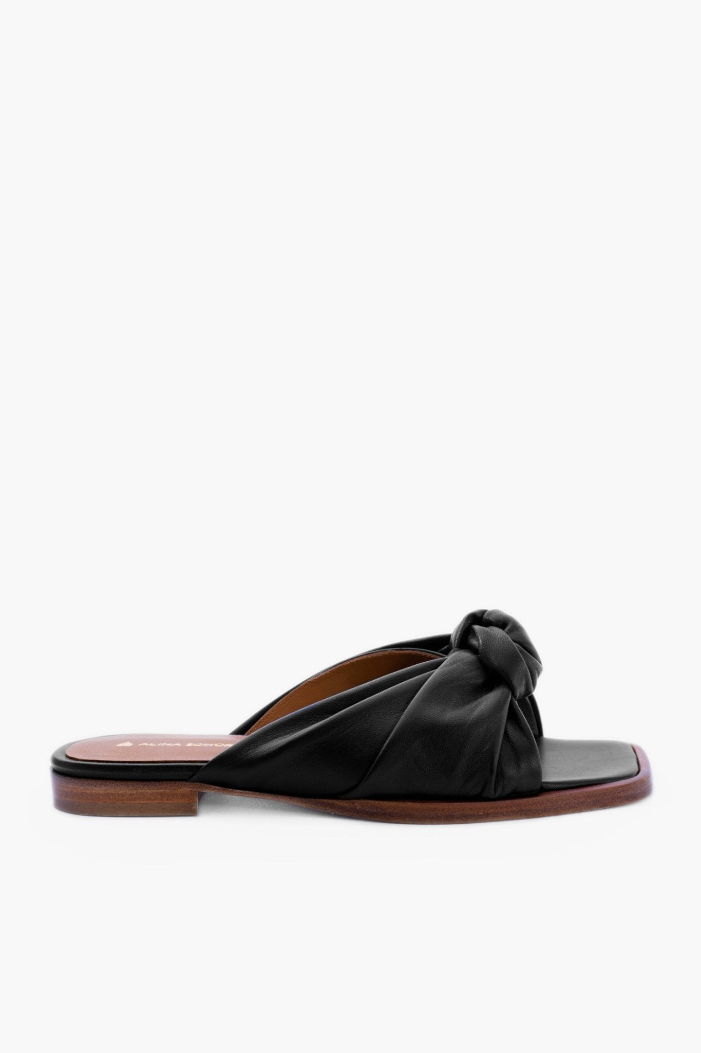 TILLY Sandals with knot | Black like Liquorice - Alina Schürfeld