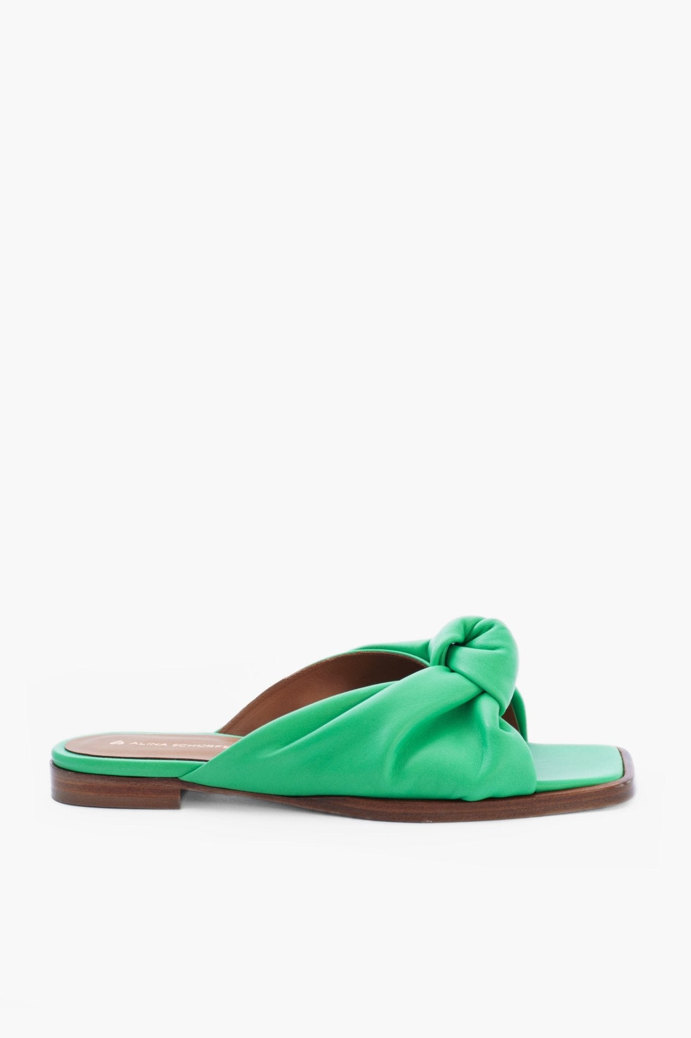 TILLY Sandals with knot | Signature Green - Alina Schürfeld