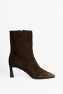 WIV brown suede ankle boots handmade in Germany by Alina Schürfeld